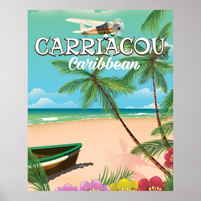 Carriacou travel poster (Front)