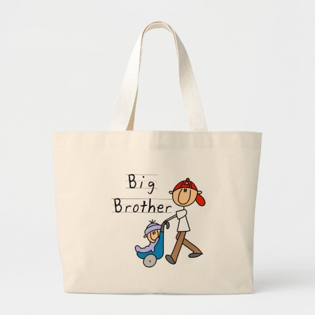 Carriage Big Brother Tshirts and Gifts Large Tote Bag (Front)