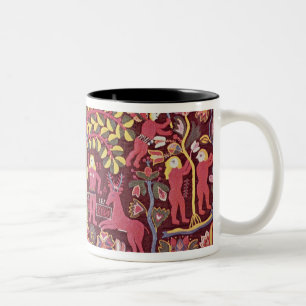 Carriage cushion cover depicting the Fall of Two-Tone Coffee Mug