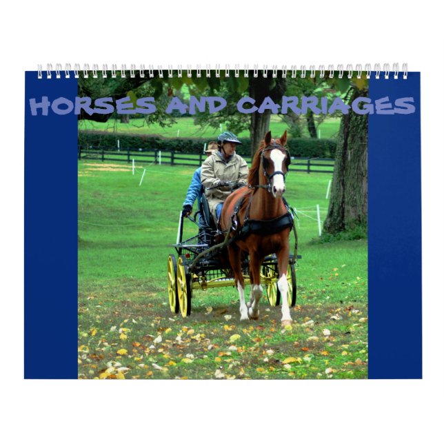 CARRIAGE DRIVING CALENDAR (Cover)