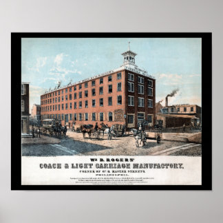Carriage Factory Philadelphia PA Print