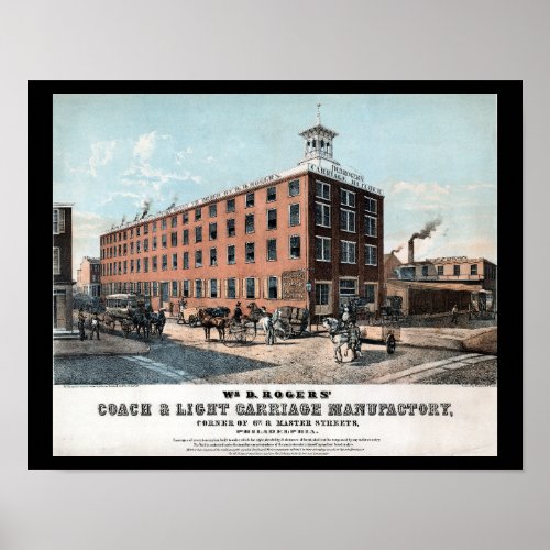 Carriage Factory Philadelphia PA Print