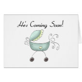 Carriage He's Coming Soon (Front Horizontal)