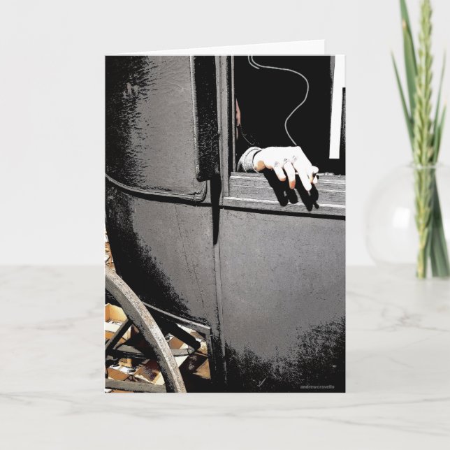 Carriage Lady Card (Front)