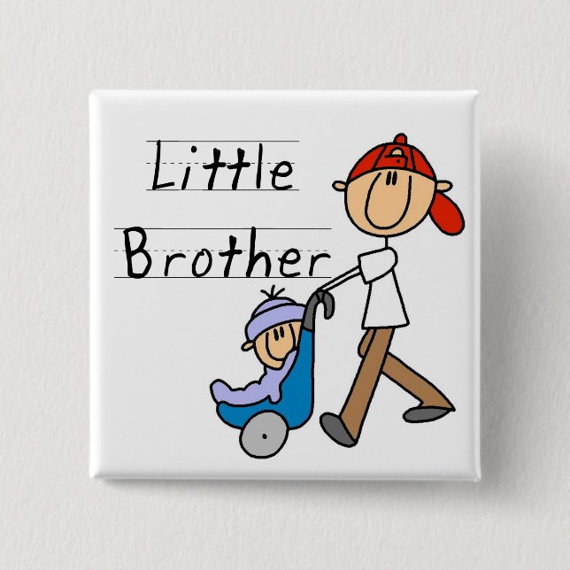 Carriage Little Brother Tshirts and Gifts Button (Front)