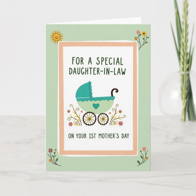 Carriage Mothers Day Art Card (Front)