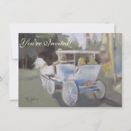 Carriage Ride Sightseeing Invitation