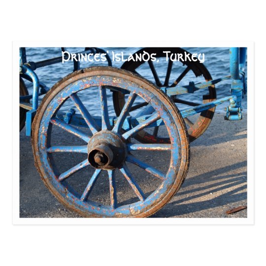 Carriage Wheel Postcard