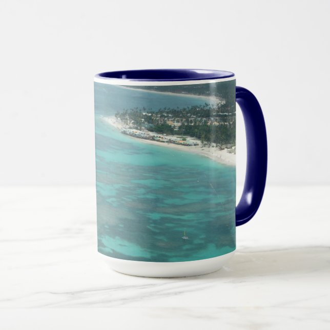 CARRIBEAN AERIAL #1 MUG (Front Right)