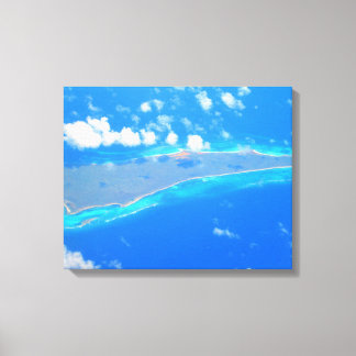 CARRIBEAN SEA #1 ON CANVAS     20 "x 16" Print