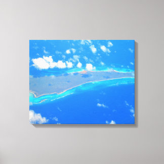 CARRIBEAN SEA #1 ON CANVAS     20 "x 16" Print