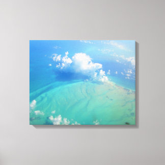 CARRIBEAN SEA #2 ON CANVAS     20 "x 16" Print