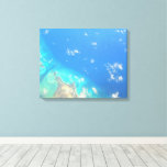 CARRIBEAN SEA #3 ON CANVAS 20 &quot;x 16&quot;