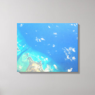 CARRIBEAN SEA #3 ON CANVAS     20 "x 16" Print