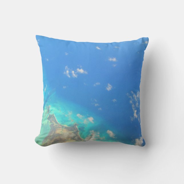 CARRIBEAN SEA THROW PILLOW (Front)