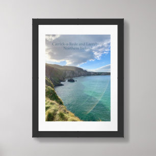 Carrick-a-Rede and Larrybane, Northern Ireland Framed Art