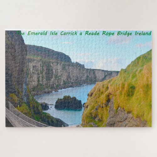 Carrick_A_Rede  Rope Bridge Ireland Jigsaw Puzzle