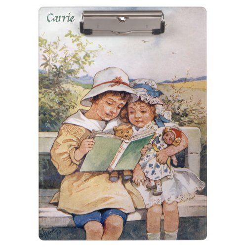 CARRIE  GORGEOUS VINTAGE Art  Evelyn S Hardy  Clipboard
