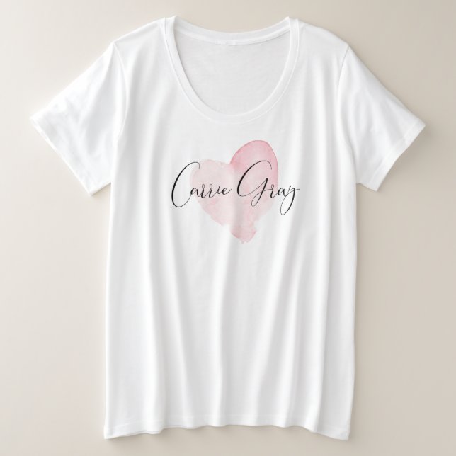 Carrie Gray Plus Tee (Design Front)