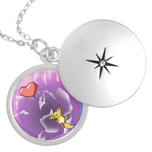 Carried Away by Love Little Kit Locket Necklace