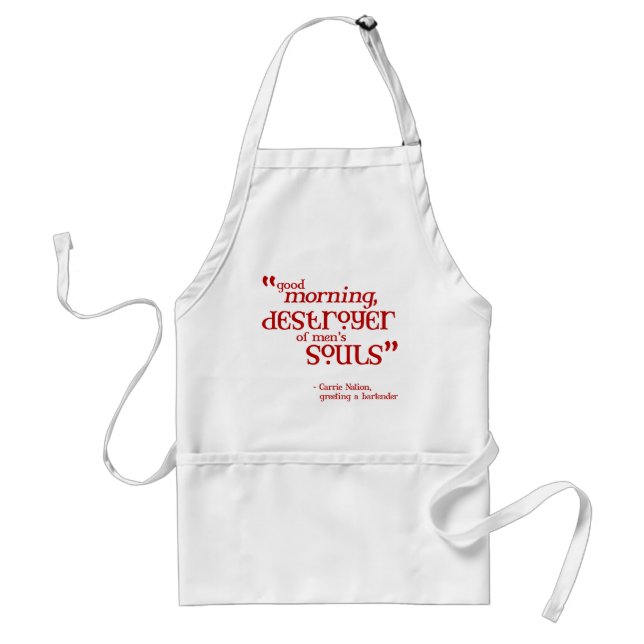 carrienation adult apron (Front)
