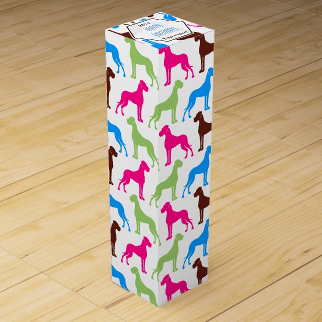Carrier bottle packaging labeled wine box (Front)