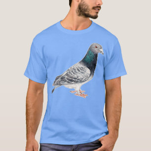 Carrier Pigeon Bird Art Drawing T-Shirt