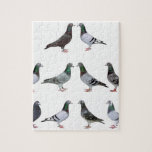Carrier Pigeons Champions Jigsaw Puzzle at Zazzle