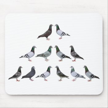 Carrier Pigeons Champions Mouse Pad by naturanoe at Zazzle