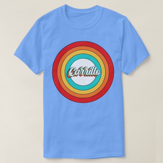 Carrillo Name Shirt Vintage Carrillo Circle (Design Front)