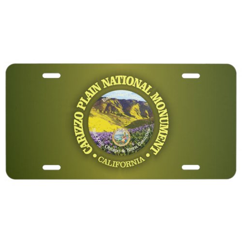 Carrizo Plain NM License Plate