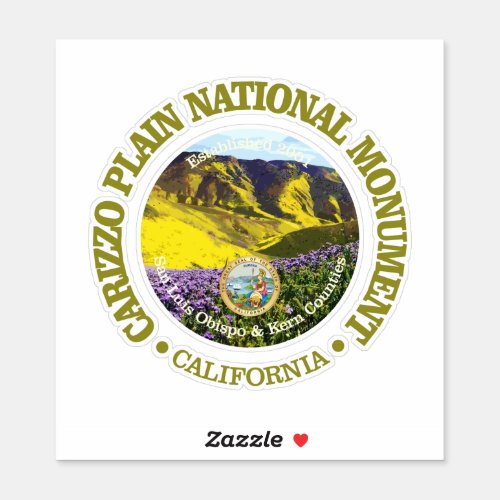 Carrizo Plain NM Sticker