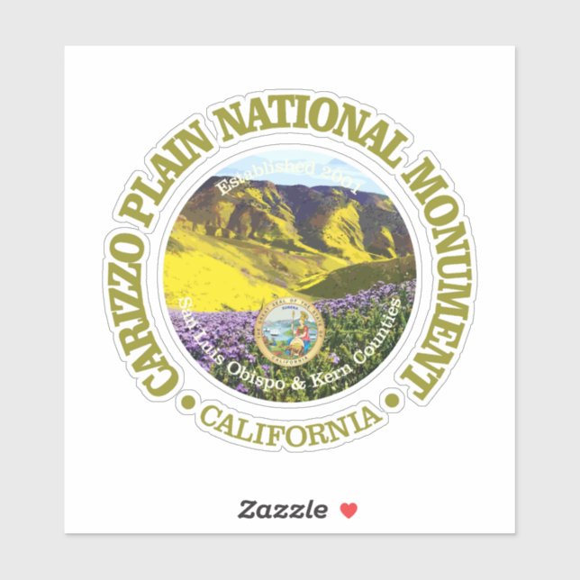 Carrizo Plain (NM) Sticker (Sheet)
