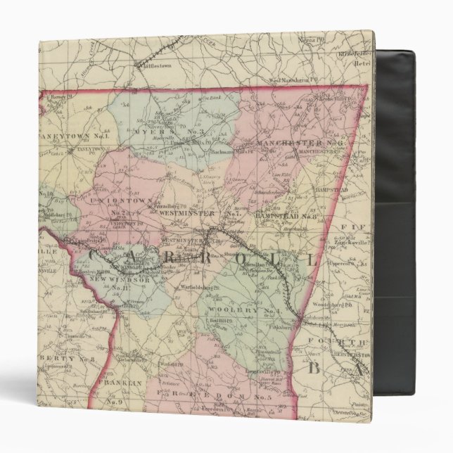 Carroll 3 Ring Binder (Front/Inside)