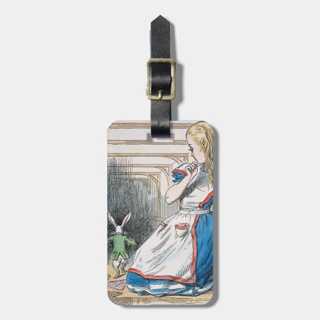 Carroll: Alice, 1865 Luggage Tag (Front Vertical)