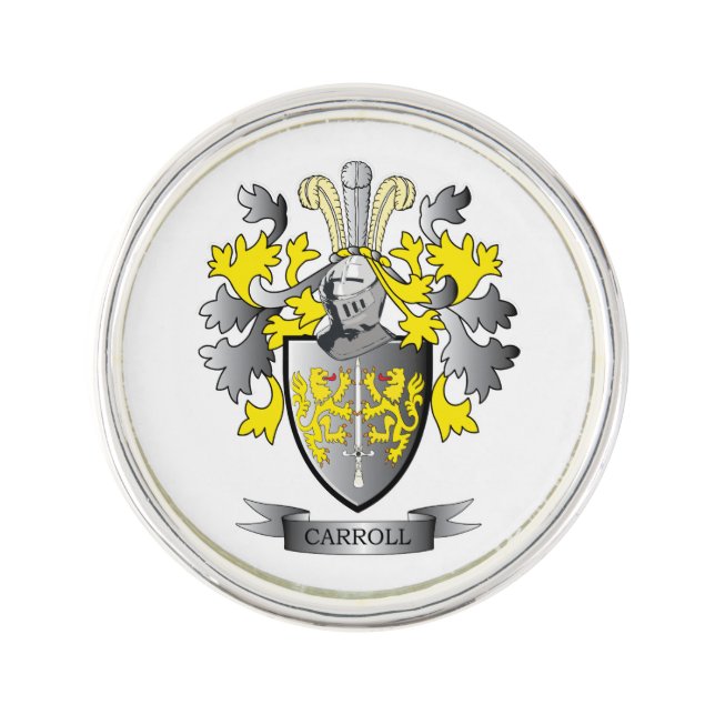 Carroll Coat of Arms Pin (Front)