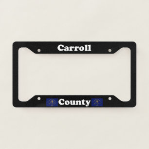 Carroll County Indiana LPF License Plate Frame