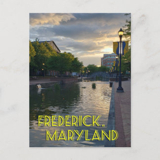 Carroll Creek Frederick Maryland #4 Postcard