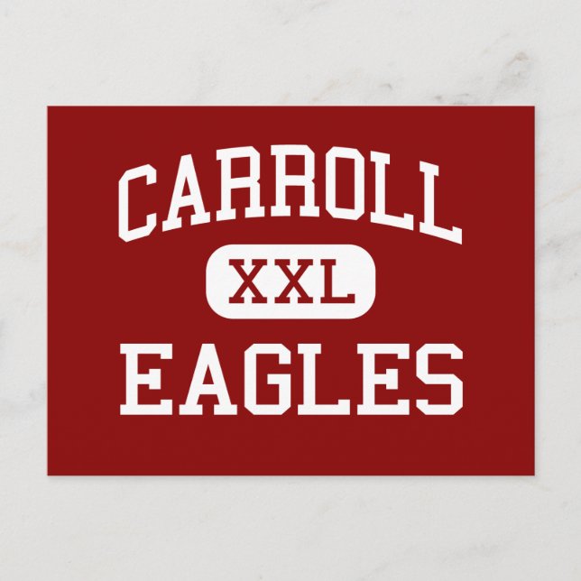 Carroll - Eagles - High School - Ozark Alabama Postcard (Front)