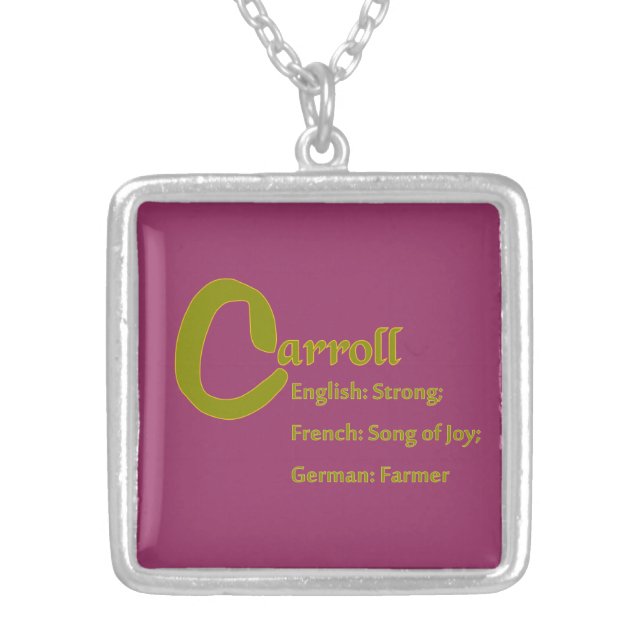 Carroll Necklace (Front)
