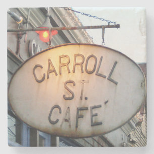 Carroll St Cafe Cabbagetown, Carroll St Cafe Stone Coaster