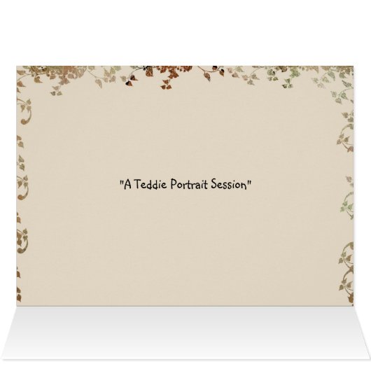 Carroll Teddy Bear Card (Inside Horizontal (Top))