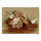 Carroll Teddy Bear Card (Front Horizontal)