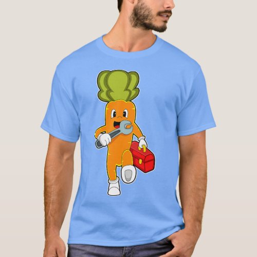 Carrot As Mechanic With Toolbox  T_Shirt