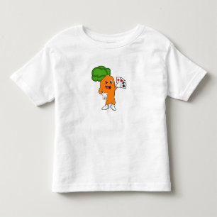 Carrot at Poker with Poker cards Toddler T-shirt