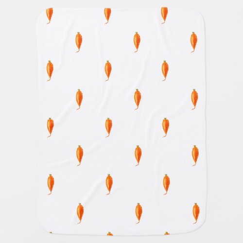 Carrot baby blanket