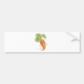 carrot bumper sticker