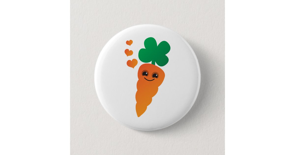 Carrot Button Zazzle