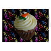 Carrot Cake Cupcake with Confetti (Front Horizontal)