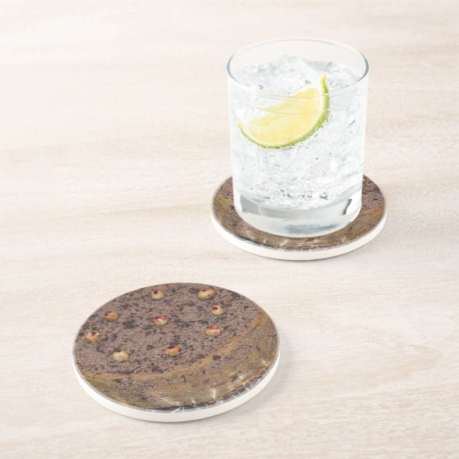carrot cake drink coaster (Side)